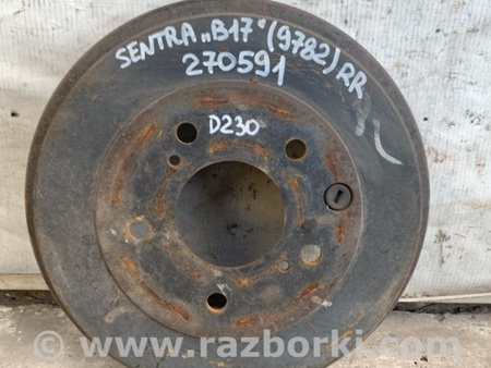 ФОТО Тормозной барабан для Nissan Sentra B17 Киев