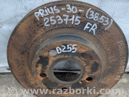 ФОТО Диск тормозной передний для Toyota Prius 30 (09-17) Киев
