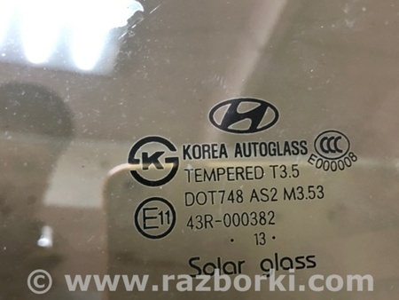 ФОТО Стекло двери для Hyundai Sonata YF (09.2009-03.2014) Киев