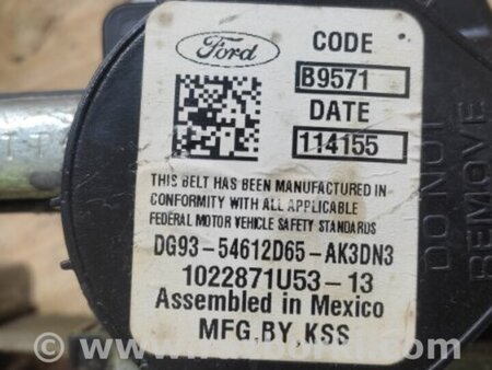 ФОТО Ремень безопасности для Ford Fusion USA 2 поколение (12-15) Киев