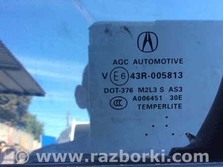 ФОТО Стекло двери глухое для Acura RDX TB3, TB4 (03.2012-12.2015) Киев
