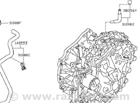 ФОТО Патрубок системы охлаждения для Nissan X-Trail T32 /Rogue (2013-) Киев