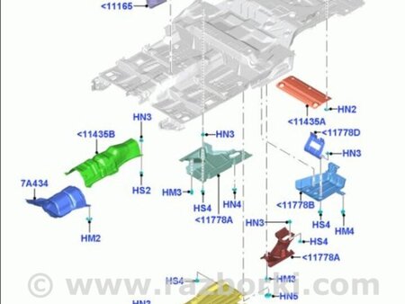 ФОТО Защита заднего бампера для Ford Fusion USA 2 поколение (12-15) Киев