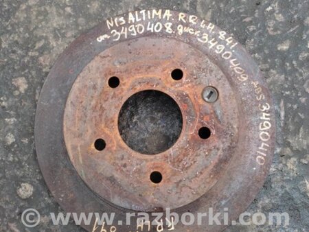 ФОТО Диск тормозной задний для Nissan Altima L33 Киев