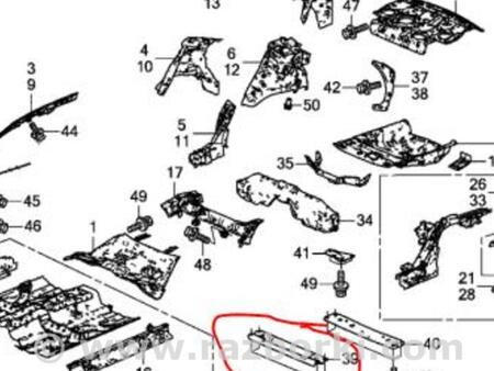 ФОТО Кронштейн для Acura TLX (09.2014-04.2020) Киев