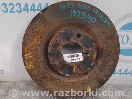 ФОТО Диск тормозной передний для Infiniti FX/QX70 S51 (08-17) Киев