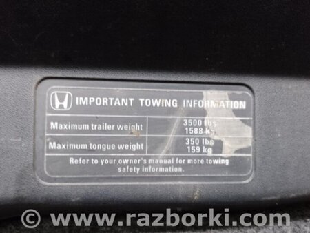 ФОТО Накладка бампера для Honda Pilot 3 MR-V YF5/6 (2015-2022) Киев