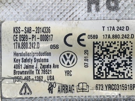 ФОТО Airbag сидения для Volkswagen Jetta USA (2018-) Киев