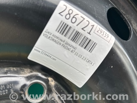 ФОТО Запаска (Докатка, Таблетка) для Volkswagen Passat B7 (09.2010-06.2015) Киев