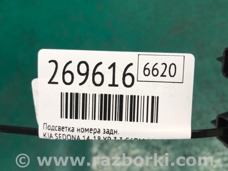 ФОТО Подсветка номера для KIA Sedona (14-18) Киев