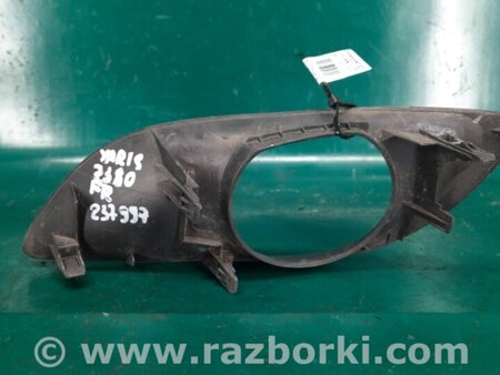 ФОТО Накладка противотуманной фары для Toyota Yaris (05-11) Киев