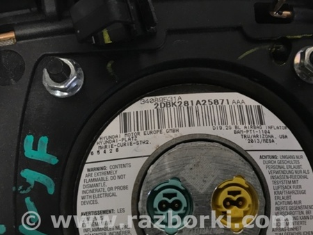 ФОТО Airbag подушка водителя для Hyundai Sonata YF (09.2009-03.2014) Киев