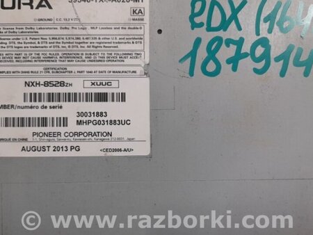 ФОТО Магнитола для Acura RDX TB3, TB4 (03.2012-12.2015) Киев