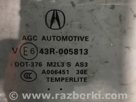 ФОТО Стекло двери глухое для Acura RDX TB3, TB4 (03.2012-12.2015) Киев