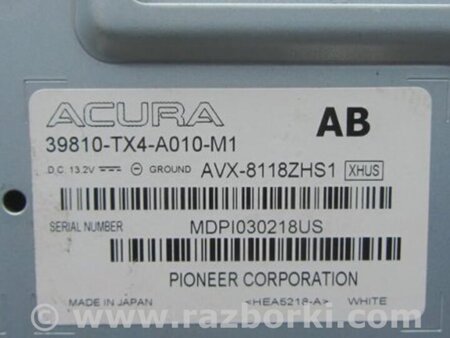 ФОТО Монитор для Acura RDX TB3, TB4 (03.2012-12.2015) Киев