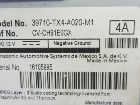 ФОТО Монитор для Acura RDX TB3, TB4 (03.2012-12.2015) Киев