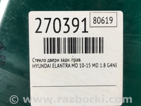 ФОТО Стекло двери для Hyundai Elantra MD (04.2010-05.2016) Киев