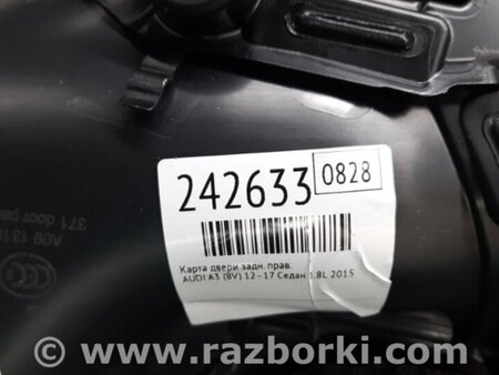 ФОТО Карта двери для Audi (Ауди) A3 8V1, 8VA, 8V7, 8VS (03.2012-...) Киев
