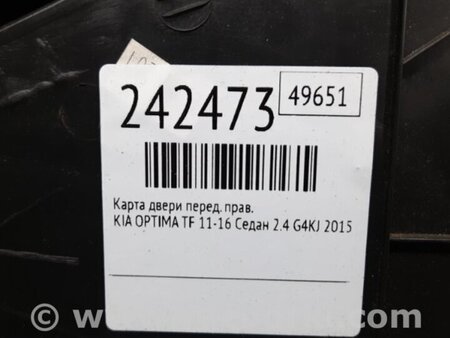 ФОТО Карта двери для KIA Optima TF Киев