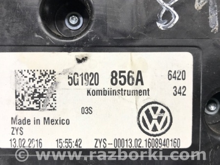 ФОТО Панель приборов для Volkswagen Golf VII Mk7 (08.2012-...) Киев