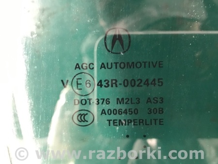 ФОТО Стекло двери для Acura RDX TB3, TB4 (03.2012-12.2015) Киев