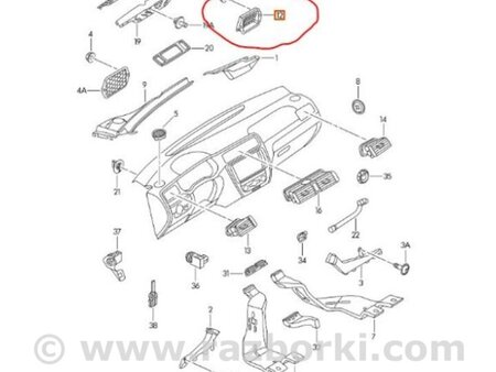 ФОТО Клапан вентиляции салона для Volkswagen Jetta USA (10-17) Киев