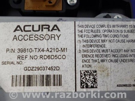 ФОТО Монитор для Acura RDX TB3, TB4 (03.2012-12.2015) Киев