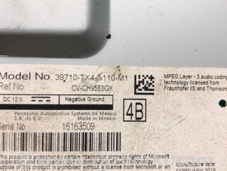 ФОТО Монитор для Acura RDX TB3, TB4 (03.2012-12.2015) Киев