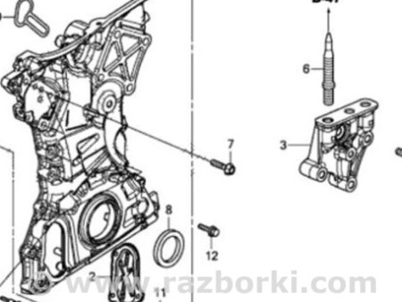 ФОТО Кронштейн крепления двигателя для Acura RDX TC1/2 (2019-) Киев
