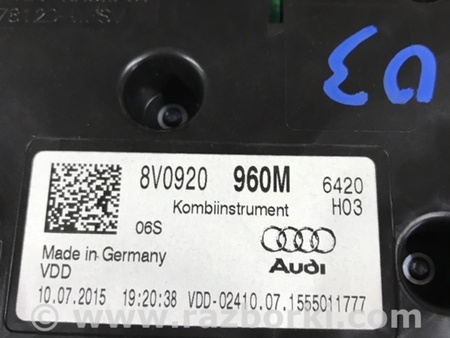 ФОТО Панель приборов для Audi (Ауди) A3 8V1, 8VA, 8V7, 8VS (03.2012-...) Киев