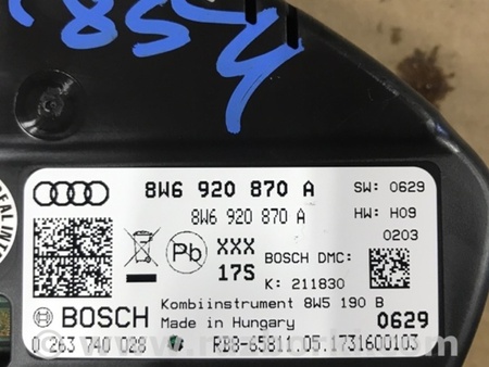 ФОТО Панель приборов для Audi (Ауди) A5 8T (03.2007-11.2016) Киев