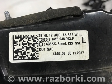 ФОТО Фара для Audi (Ауди) A5 8T (03.2007-11.2016) Киев