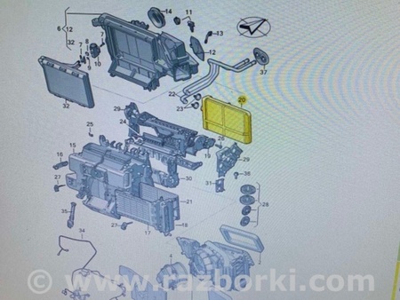 ФОТО Радиатор печки для Audi (Ауди) A4 B8 - 8K2, 8K5 (08.2007-11.2015) Киев
