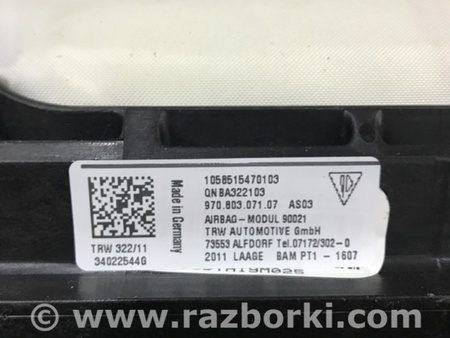 ФОТО Подушка безопасности для Porsche Panamera Киев