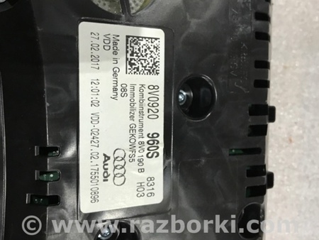 ФОТО Панель приборов для Audi (Ауди) A3 8V1, 8VA, 8V7, 8VS (03.2012-...) Киев