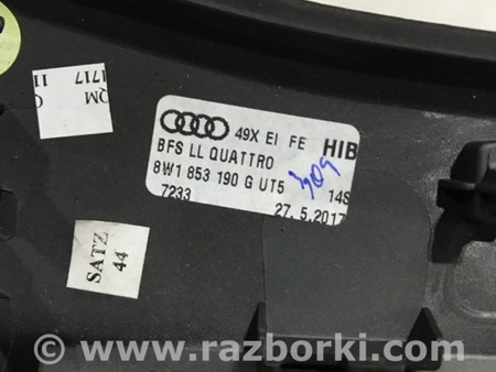ФОТО Накладка на торпедо для Audi (Ауди) A4 B8 - 8K2, 8K5 (08.2007-11.2015) Киев