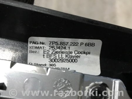 ФОТО Накладка на торпедо для Porsche Cayenne Type 958 (10-18) Киев