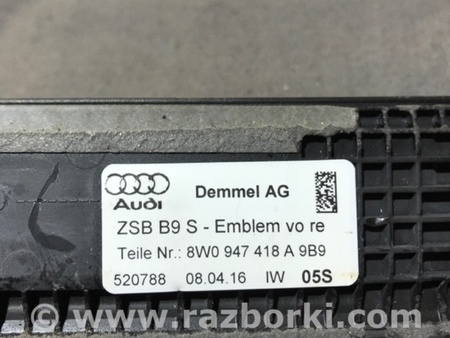 ФОТО Накладка на порог салона для Audi (Ауди) A4 B8 - 8K2, 8K5 (08.2007-11.2015) Киев