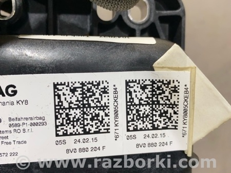 ФОТО Подушка безопасности для Audi (Ауди) A3 8V1, 8VA, 8V7, 8VS (03.2012-...) Киев