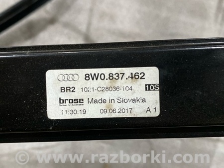 ФОТО Стеклоподъемный механизм для Audi (Ауди) A4 B8 - 8K2, 8K5 (08.2007-11.2015) Киев