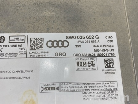 ФОТО Магнитола для Audi (Ауди) A4 B8 - 8K2, 8K5 (08.2007-11.2015) Киев