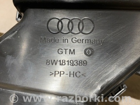 ФОТО Воздуховод печки для Audi (Ауди) A4 B8 - 8K2, 8K5 (08.2007-11.2015) Киев