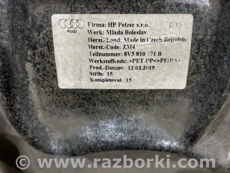 ФОТО Подкрылок для Audi (Ауди) A3 8V1, 8VA, 8V7, 8VS (03.2012-...) Киев