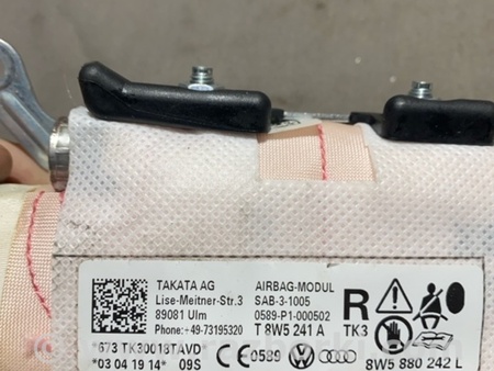 ФОТО Подушка безопасности для Audi (Ауди) A5 8T (03.2007-11.2016) Киев