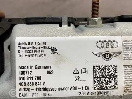 ФОТО Подушка безопасности для Audi (Ауди) A6 C7 (11.2010-10.2018) Киев