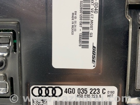 ФОТО Усилитель звука для Audi (Ауди) A6 C7 (11.2010-10.2018) Киев