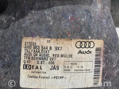 ФОТО Ниша запасного колеса для Audi (Ауди) A8 D4 (11.2009-01.2018) Киев