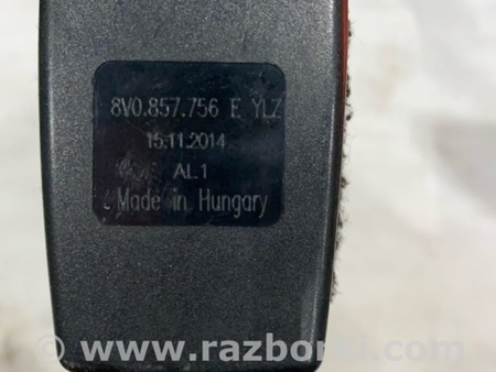ФОТО Замок ремня безопасности для Audi (Ауди) A3 8V1, 8VA, 8V7, 8VS (03.2012-...) Киев