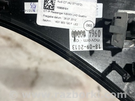 ФОТО Накладка на торпедо для Audi (Ауди) A6 C7 (11.2010-10.2018) Киев