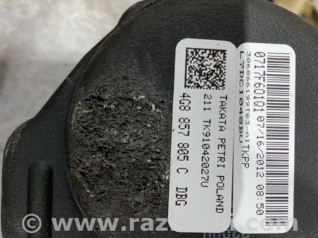 ФОТО Ремень безопасности для Audi (Ауди) A6 C7 (11.2010-10.2018) Киев